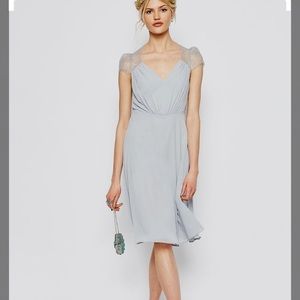 ASOS Kate skater dress with lace on top.